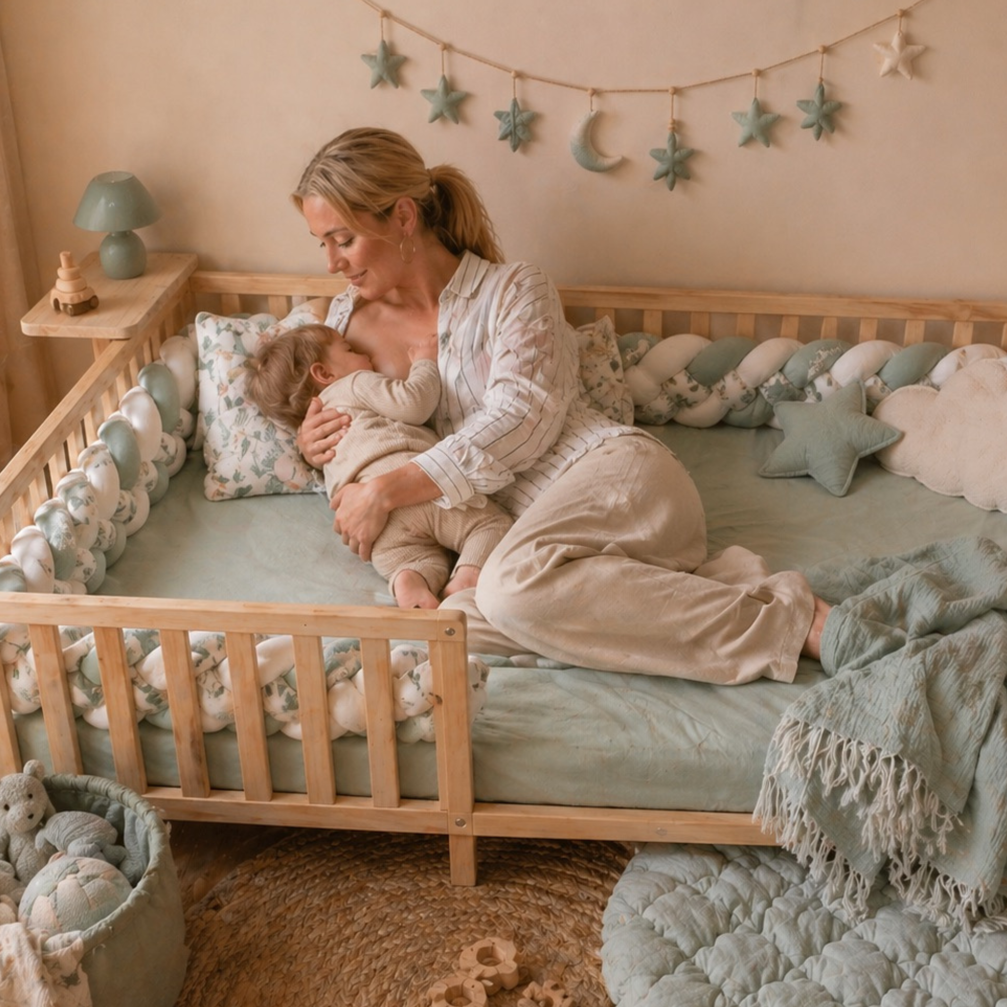 Allaitement et lit au sol : une combinaison qui change les nuits des jeunes parents