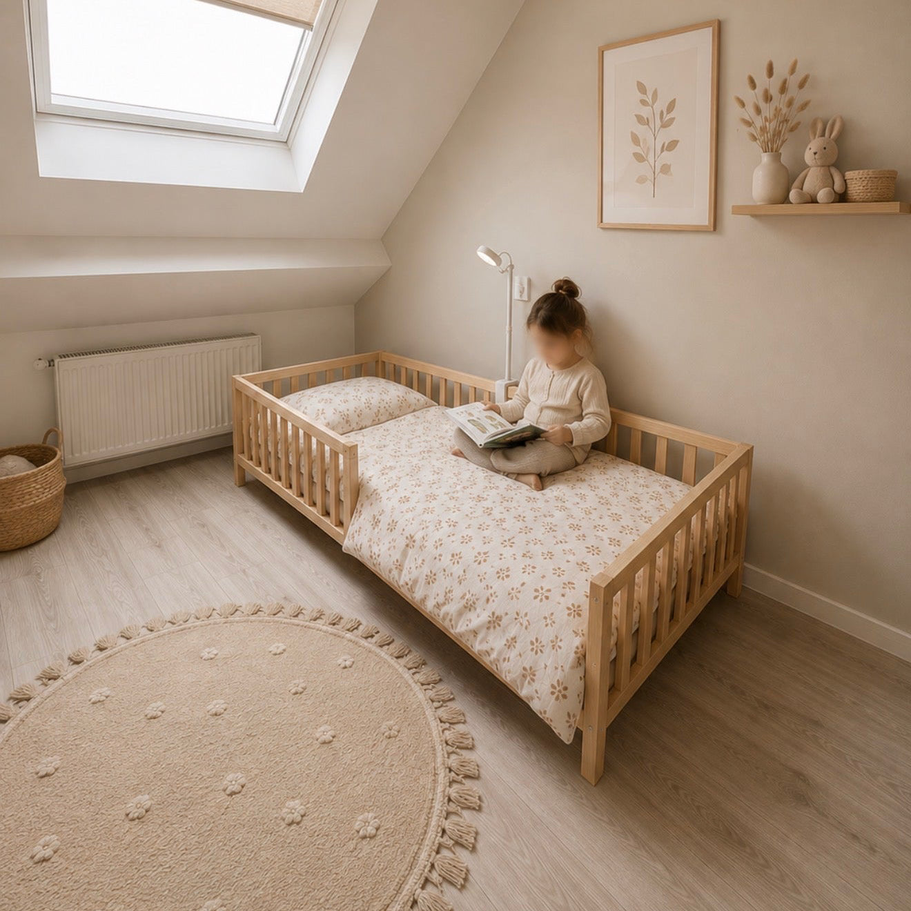 Lit Ourson en bois massif