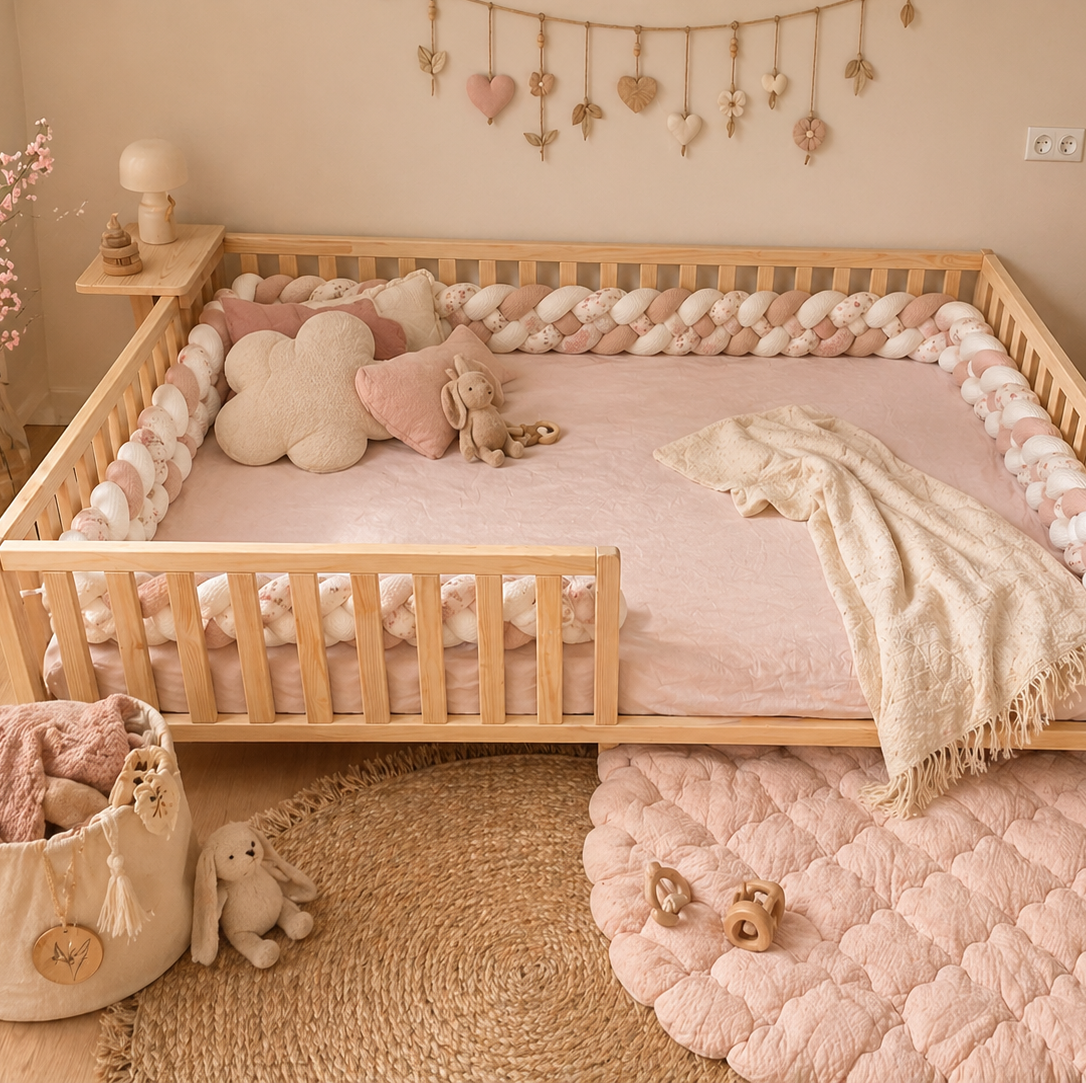 Lit Ourson en bois massif