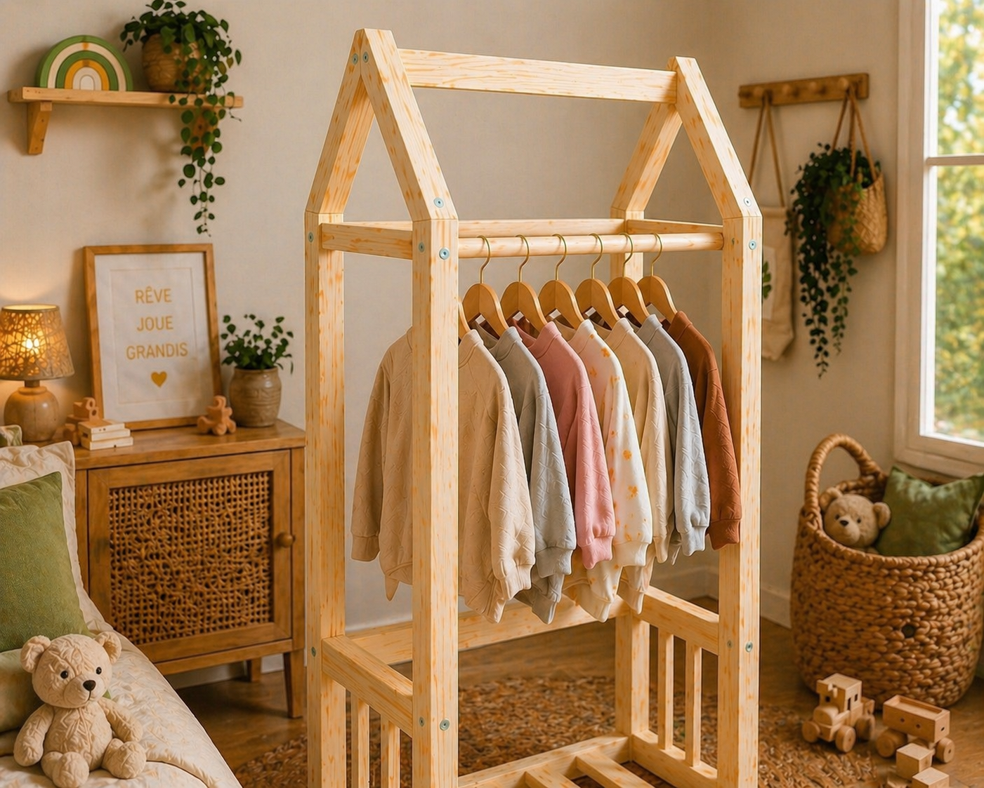 Penderie cabane