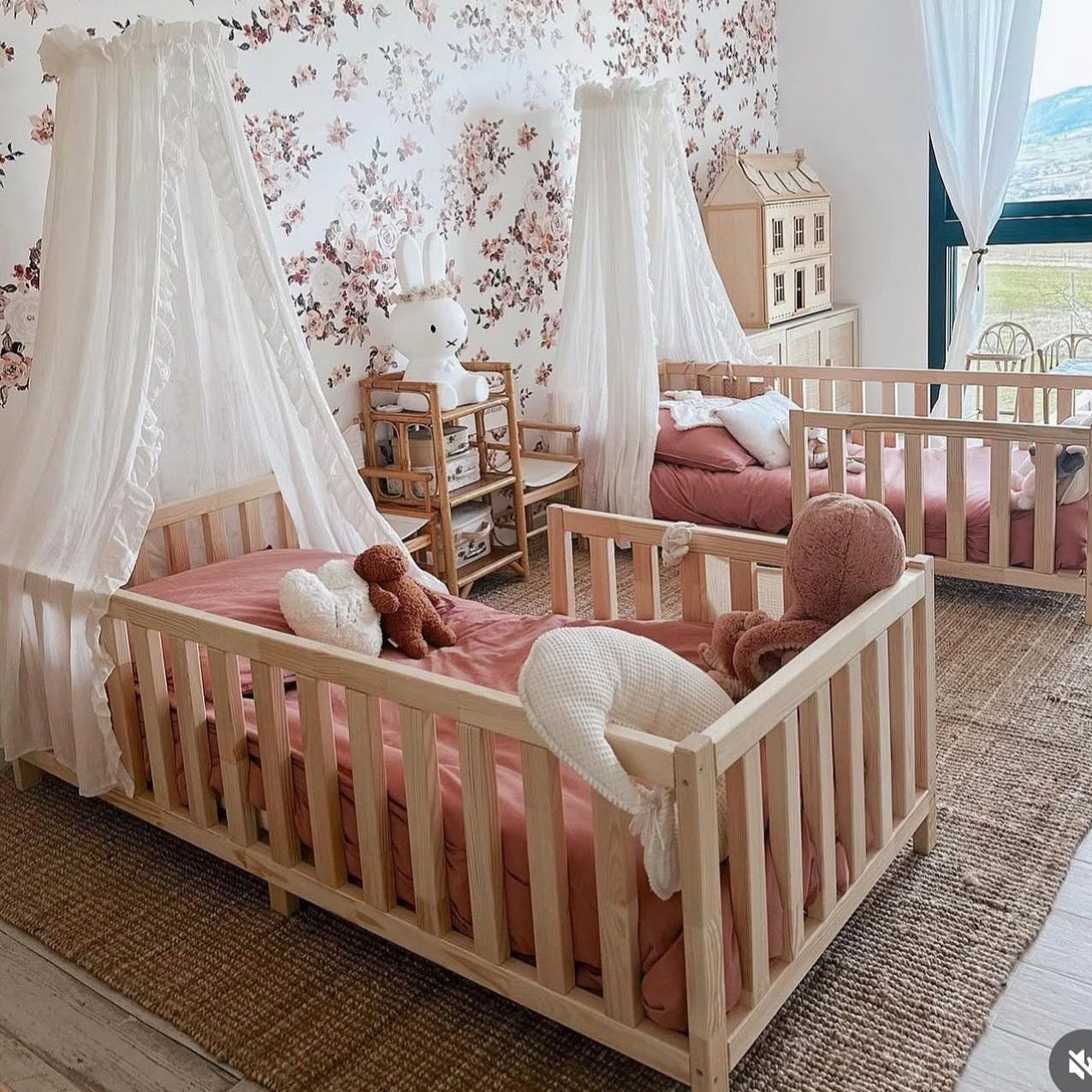 Lit Ourson en bois massif