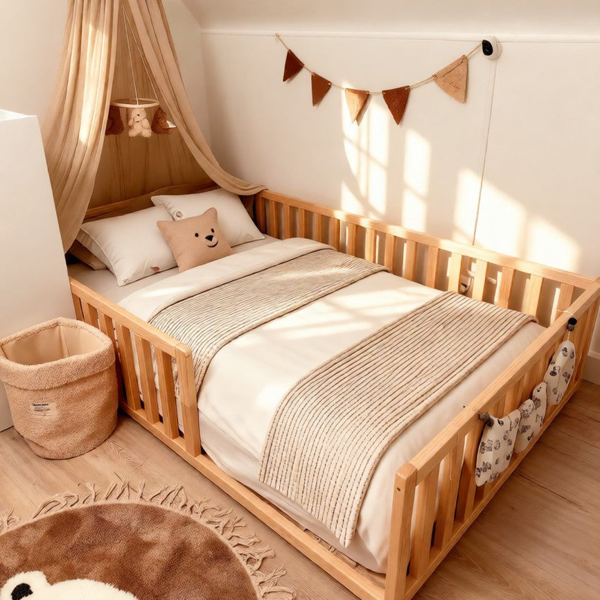 Lit Ourson en bois massif
