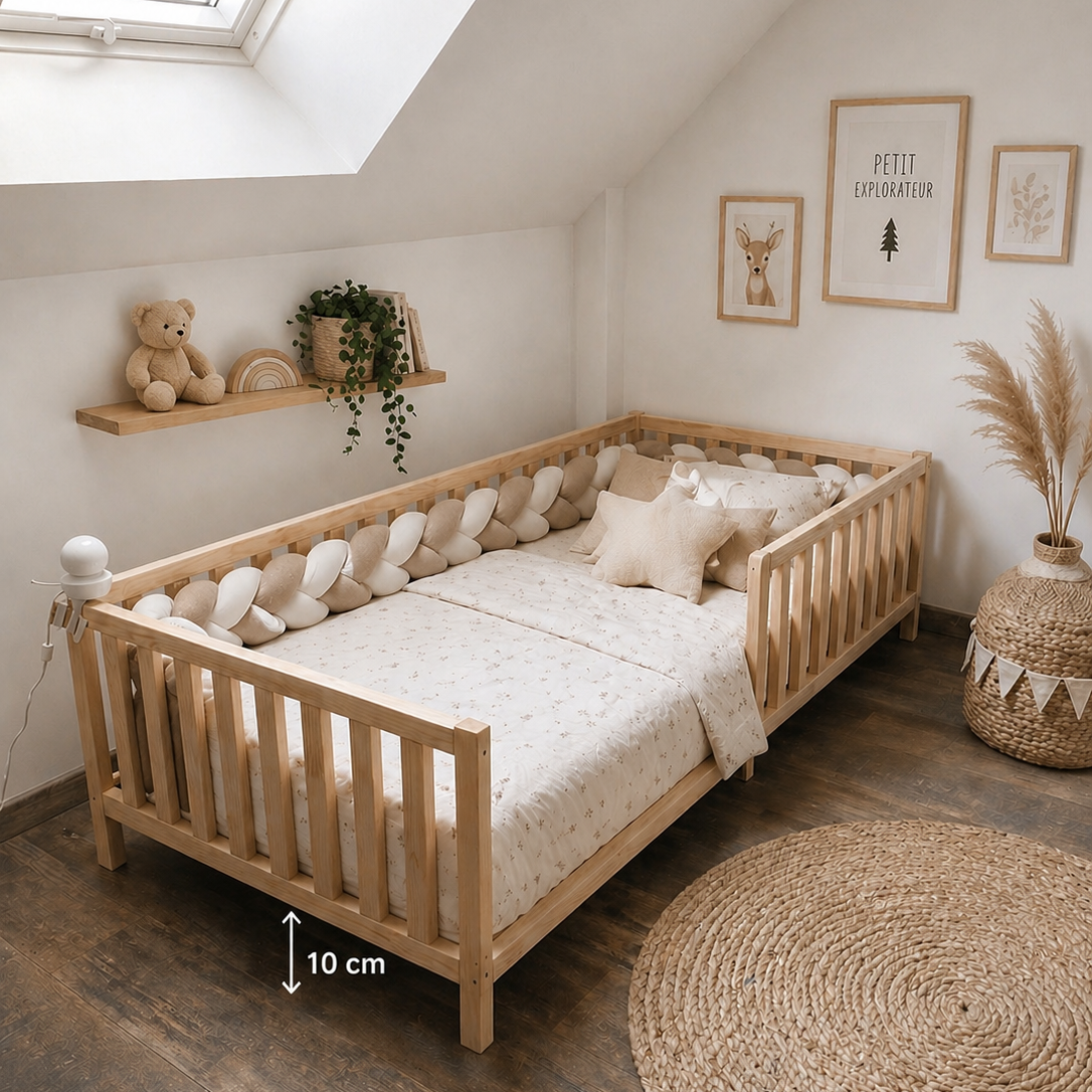 Lit Ourson en bois massif