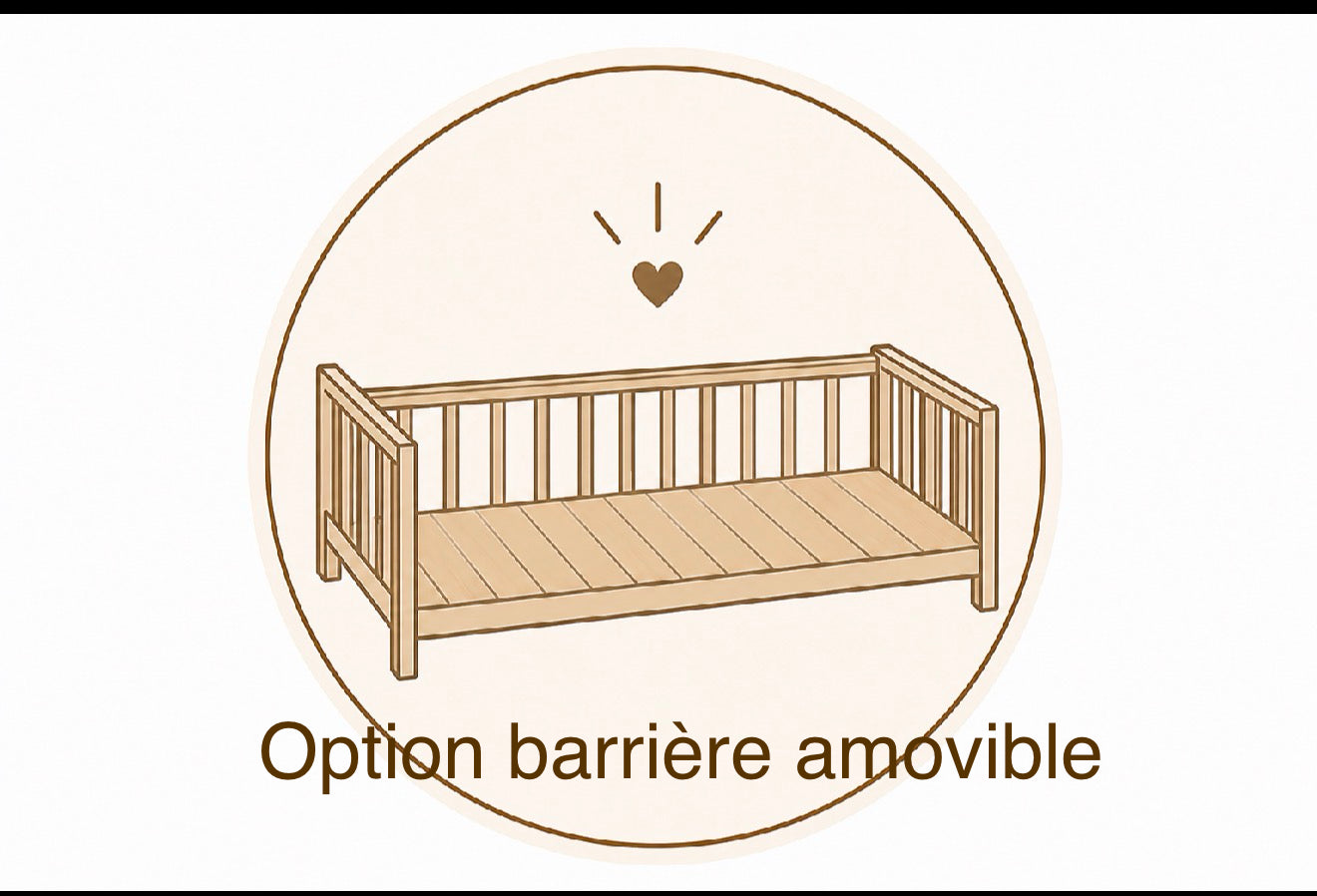 Lit cabane enfant dans une décoration scandinave