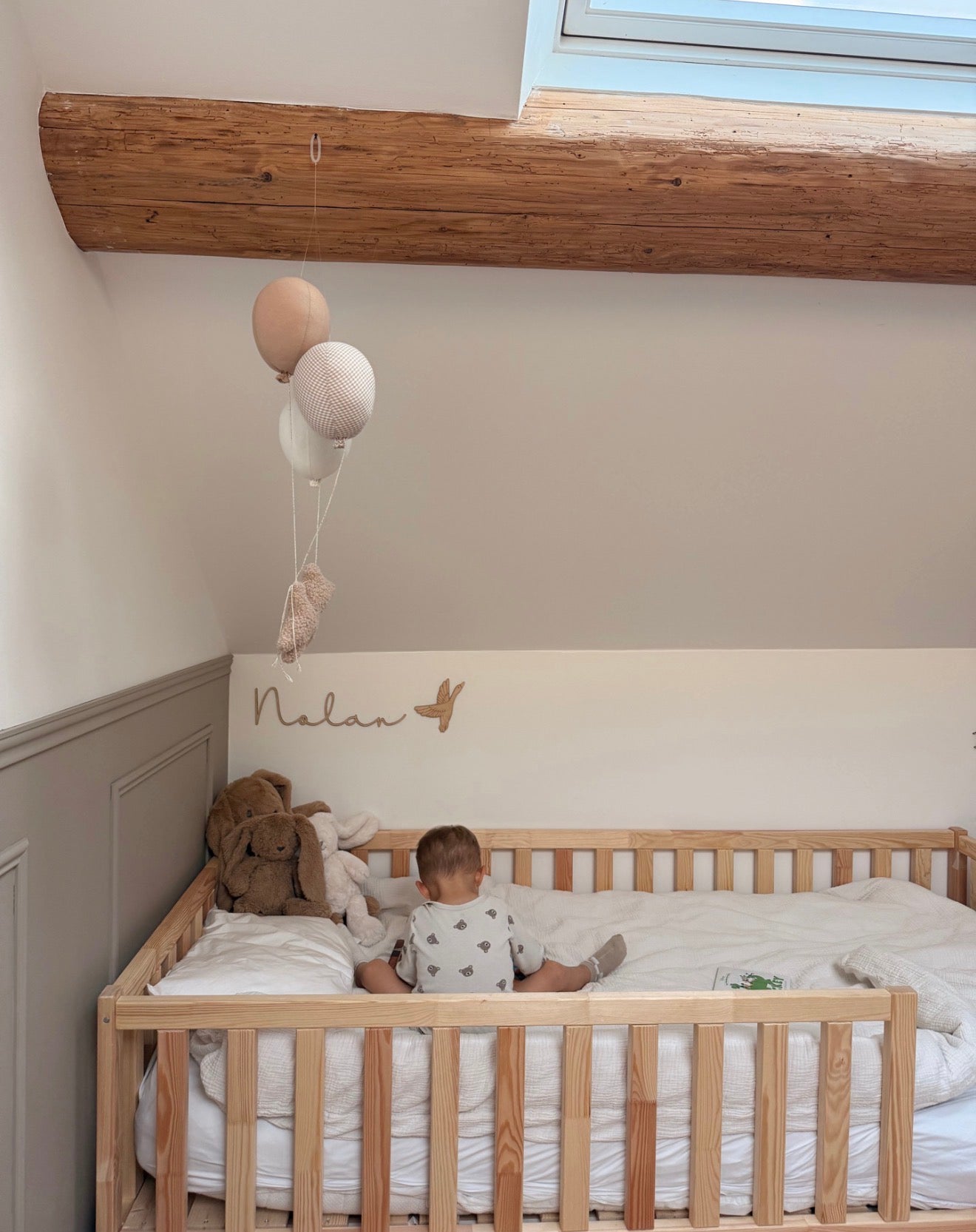 Lit Ourson en bois massif