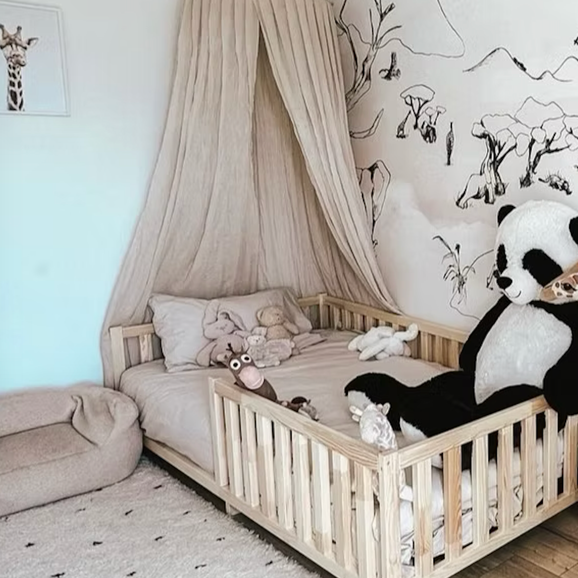 Lit Ourson en bois massif