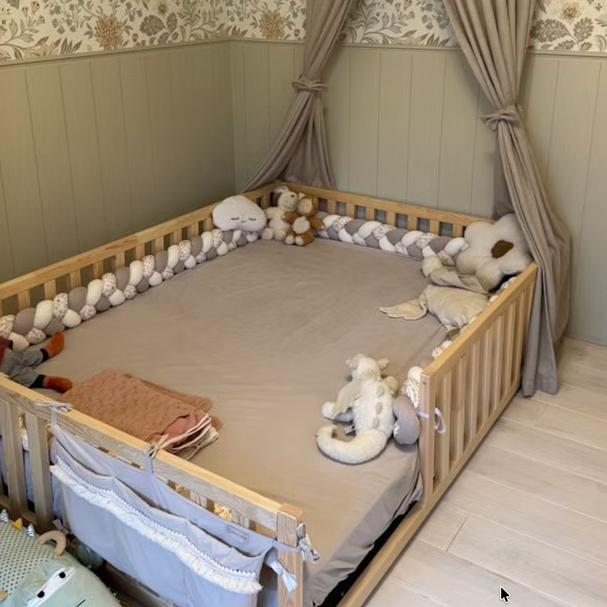 Lit Ourson en bois massif