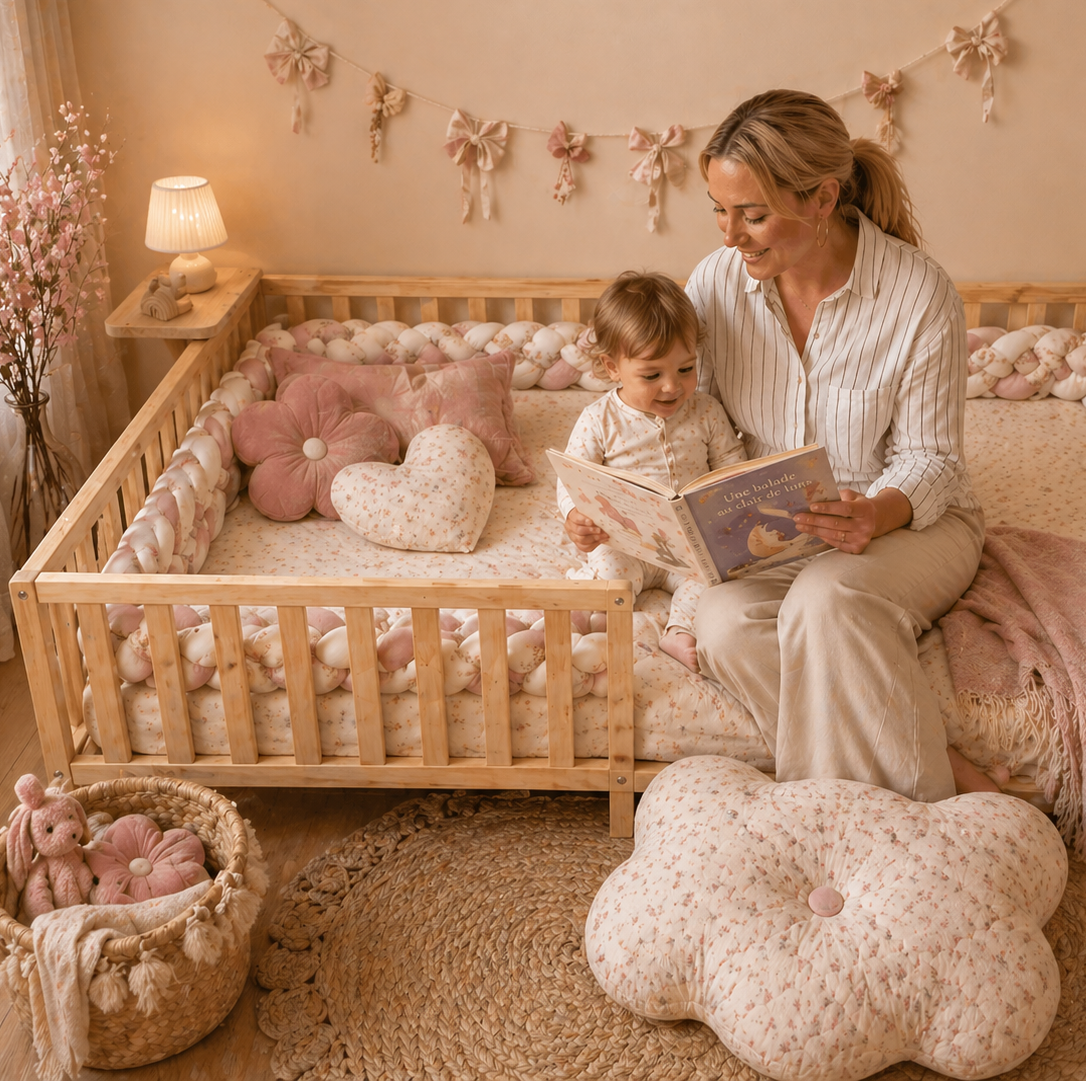 Lit Ourson en bois massif